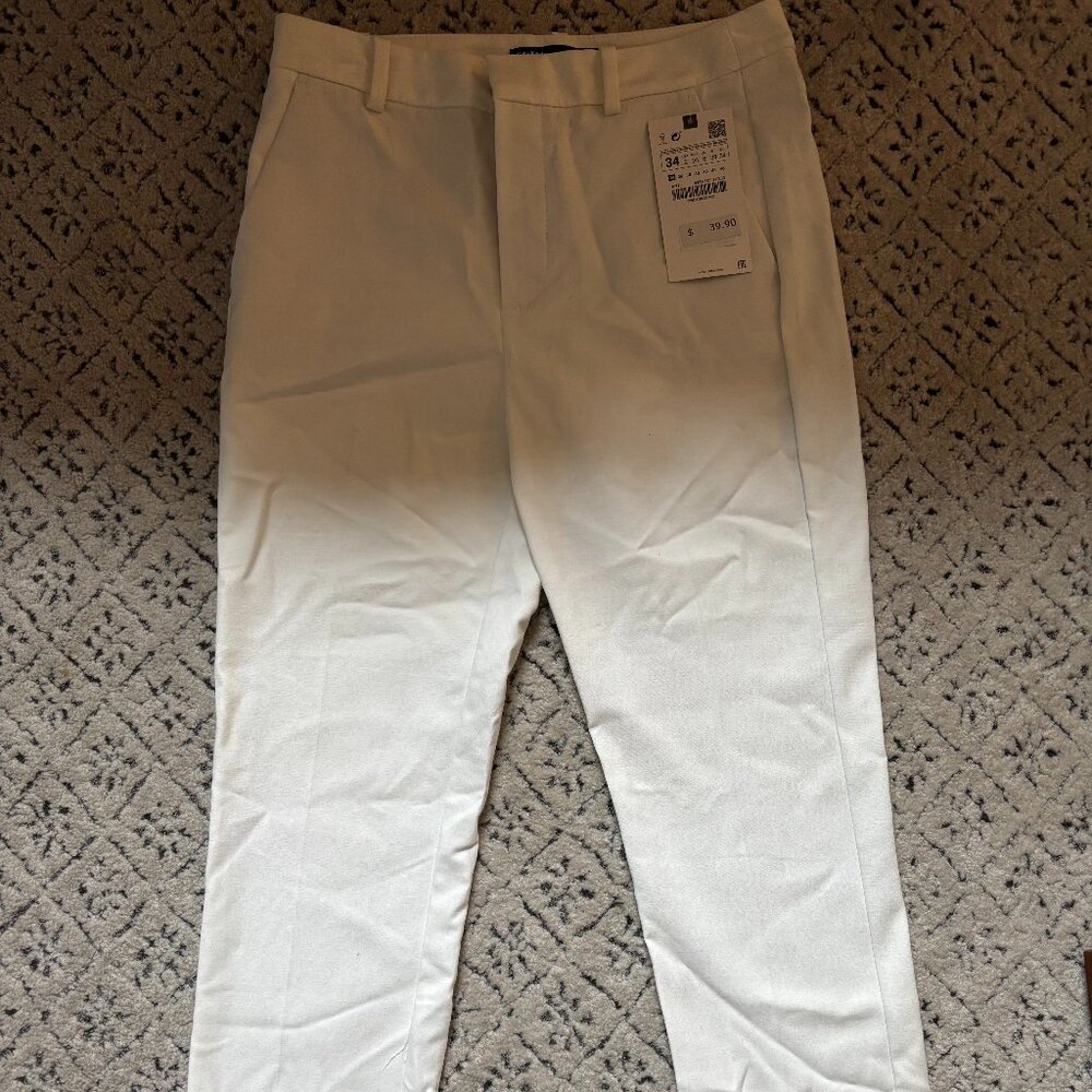 Zara White Pants